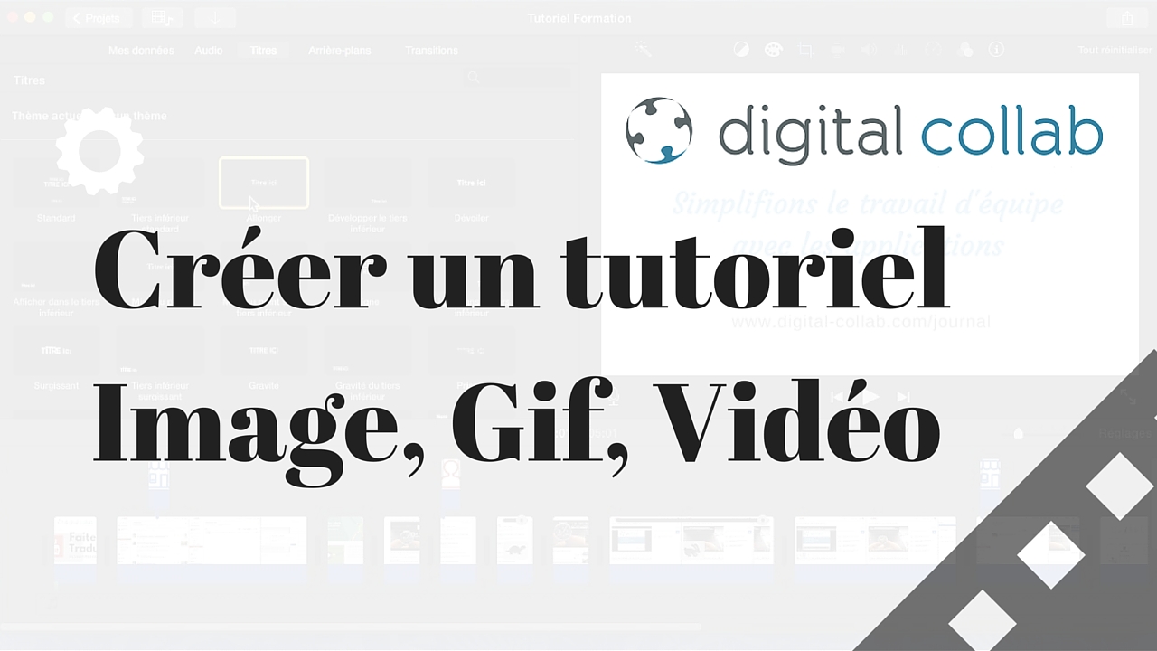 créer un tutoriel vidéo gif image